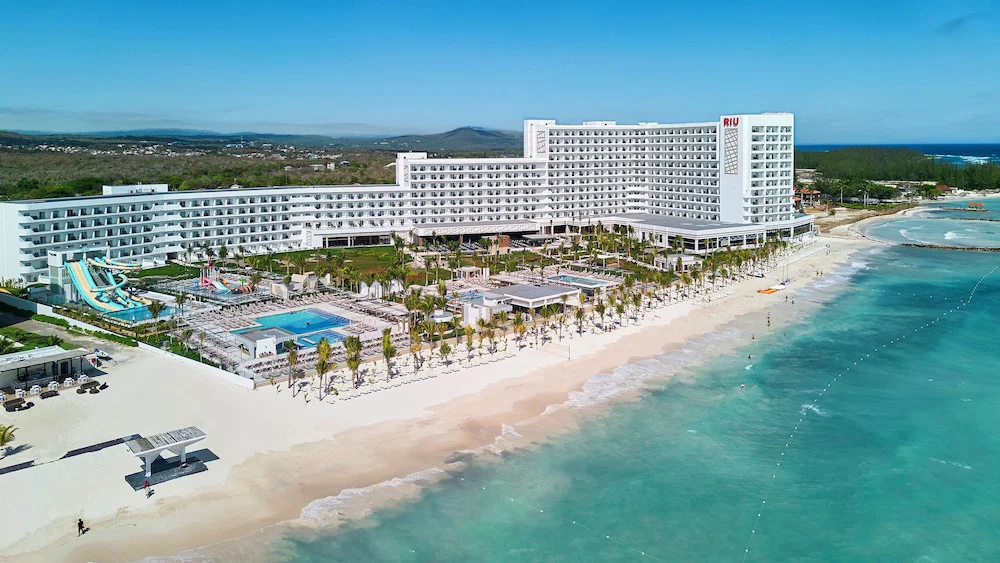Hotel Riu Palace Kukulkan 海滨航拍图